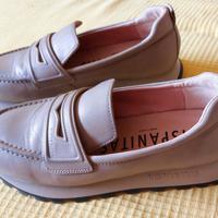 Mocassino donna in pelle n.40