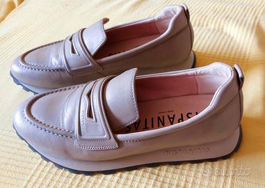 Mocassino donna in pelle n.40