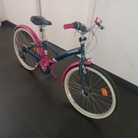 Bici trekking bambina 9/12 anni Decathlon 24 "