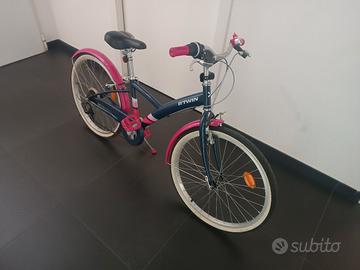 Bici trekking bambina 9/12 anni Decathlon 24 "