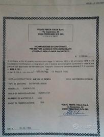 motore volvo penta AQAD41 200 cv diesel 