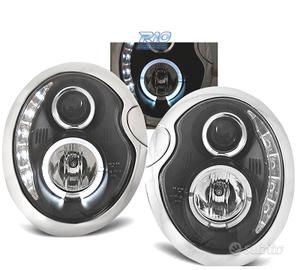 FARI MINI COOPER R50 R52 R53 LUCE DIURNA NERI