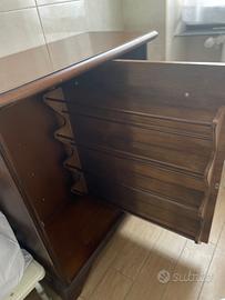 Scarpiera legno capiente