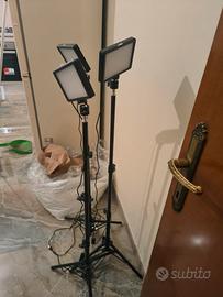 luci LED da studio su cavalletto