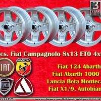 4 pz. cerchi Fiat Campagnolo 8x13 ET-6 4x98 124