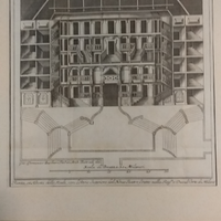 Stampa antica Teatro Milano,Domenico Barbieri