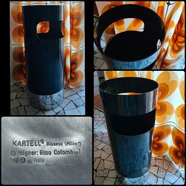 Portaombrelli gettacarte Kartell Colombini anni 70