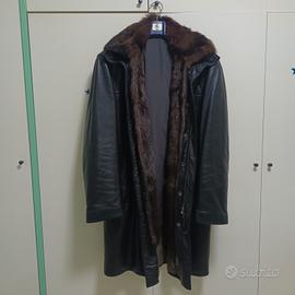 Giacca Lunga di Vera Pelle con Capuccio [CDP]