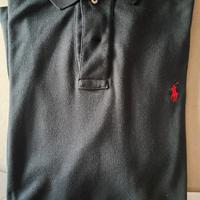 polo uomo manica corta nera