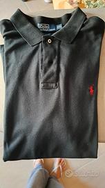 polo uomo manica corta nera