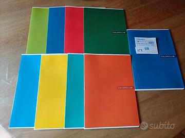 N° 9 quaderni maxi p m.  A4 Blasetti 