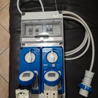 GEWISS Q-DIN 10 DBO +SPINA+PRESE+CAVO+INTERRUTTORI