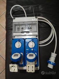 GEWISS Q-DIN 10 DBO +SPINA+PRESE+CAVO+INTERRUTTORI