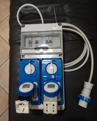 GEWISS Q-DIN 10 DBO +SPINA+PRESE+CAVO+INTERRUTTORI