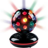 Palla sfera luci colorate disco discoteca rotante