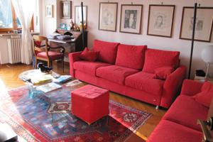 Trilocale ristrutturato centrale, nel verde