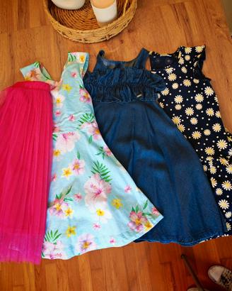 Lotto abbigliamento bambina 6-8 anni estivi