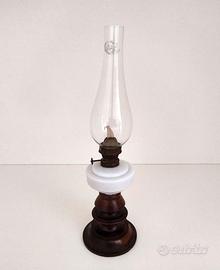 Lampada Lumiera a Petrolio Antica Epoca Fine 800