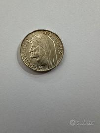 500 Lire Argento 1965 Rara