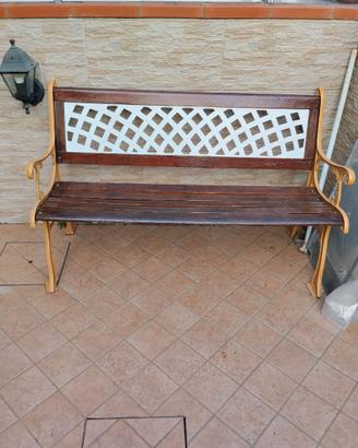 panchine legno e ferro