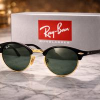 Ray-Ban Clubround Classic ORB4246 Nero/Oro – G-15