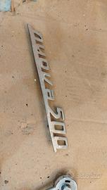 Scritta posteriore in metallo NUOVA 500 per Fiat