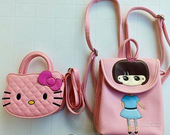 Borsetta e zainetto rosa Hello Kitty