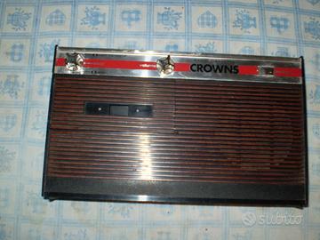 Registrator x musicassette vintage anni 70"Crowns"