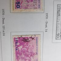 Francobollo da 50 lire "Garibaldi a Digione"