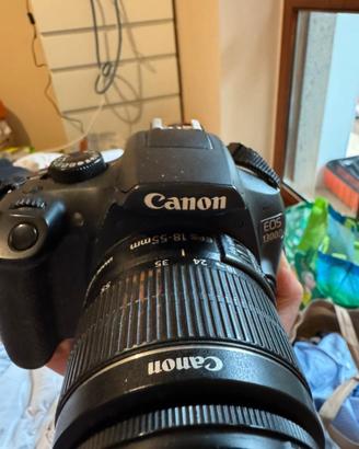 Canon eos 1300D + obiettivo 18-55mm IS II