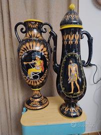 Anfora e Caffetteria in ceramica 