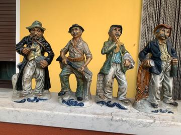 Statue ceramica capodimonte marchiate