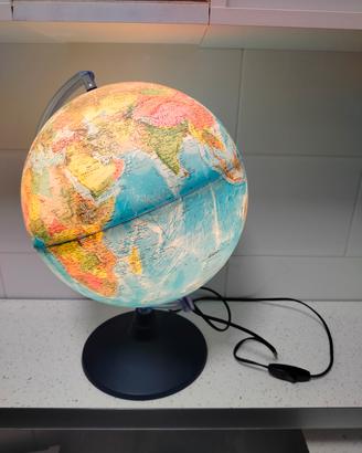 Mappamondo 30 cm con illuminazione 