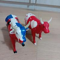 Due mucche collezione Cow Parade vintage 