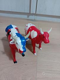 Due mucche collezione Cow Parade vintage 