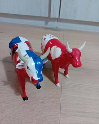 Due mucche collezione Cow Parade vintage 