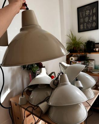 8 Lampadari IKEA FOTO bianco panna a sospensione