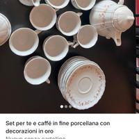 Set per te e caffé in fine porcellana