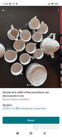 Set per te e caffé in fine porcellana