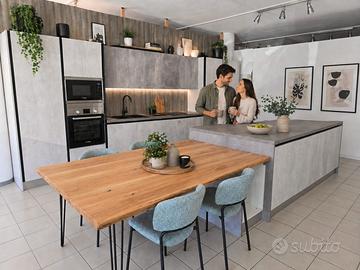 Cucina moderna con isola  design contemporaneo
