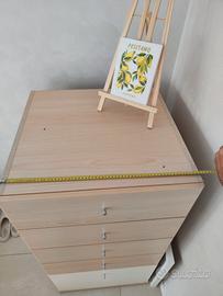 Cassettiera / Settimino moderno a 5 cassetti 