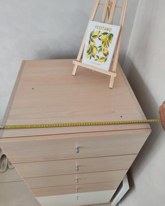 Cassettiera / Settimino moderno a 5 cassetti 