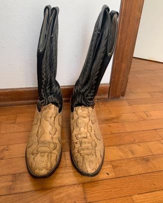 Stivali uomo/donna  pitone