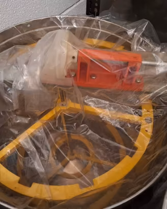 Apicoltura: smielatore LEGA acciaio INOX 9 telaini