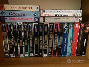 Video cassette VHS e DVD film stranieri
