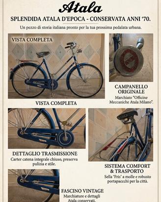 bicicletta d'epoca Atala 