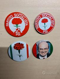 Pins spillette PSI Craxi 