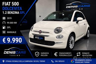 Fiat 500 1.2 Dolcevita GPL PREZZO REALE unico prop
