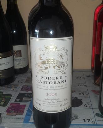 podere castorani 2003 montepulciano d abruzzo vino