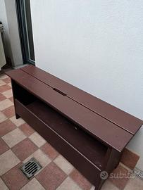 Ikea panca con contenitore 100cm